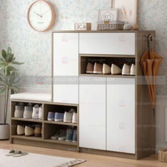 Tủ Giầy Hiện Đại Gỗ TGG040